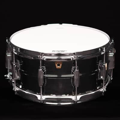 Ludwig 14" x 6.5" Hammered Black Beauty, Imperial Lugs image 2