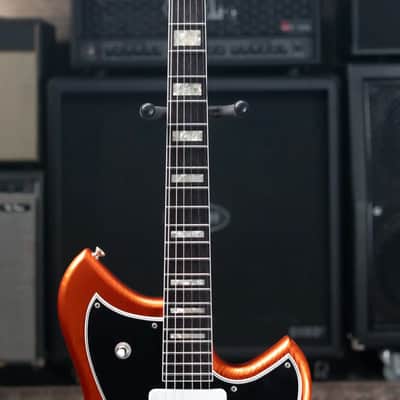 Novo Serus P2 Electric Guitar - Candy Apple Orange with Gig Bag image 5