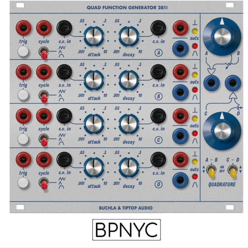 Buchla & Tiptop Audio Quad Function Generator 281t image 1