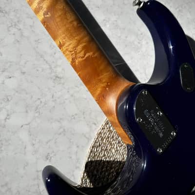 Ernie Ball Music Man JP15 - INSANE Blueberry Quilt image 12