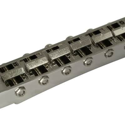 GOTOH GE103B-T Guitar Bridge with large metric posts Nickel image 3