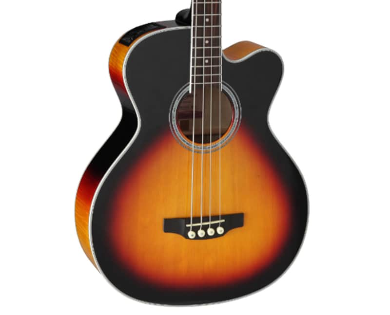 Takamine GB72CEBSB Cutaway Acoustic/Electric Bass - Brown Sunburst - B-Stock image 1