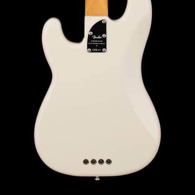 Fender American Professional II Precision Bass - Olympic White #27586 image 2