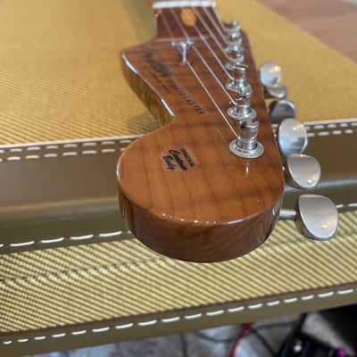 Fender Custom Shop Limited Edition Roasted Pine Stratocaster Closet Classic Desert Sand image 13