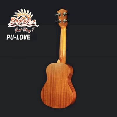 PukanaLa Model LOVE-C Concert Ukulele with Sapele Mahogany Top, Back and Sides image 2