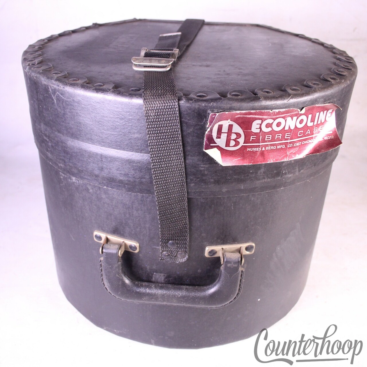 Humes&Berg 10"Econoline Fibre Rack Tom Drum Case 13.5x10.5+3+Straps Hard Shell* — main photograph