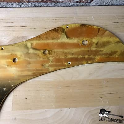 Guyatone / Kent MIJ Bass Pickguard (1960s Gold - Anodized Aluminum) image 12