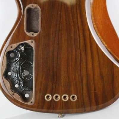RARE 2001 Fender American Deluxe Zone Bass Walnut Exotic Wood BODY USA Premium Bass image 6