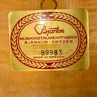 Bjärton Guitare Classique 1960's image 20