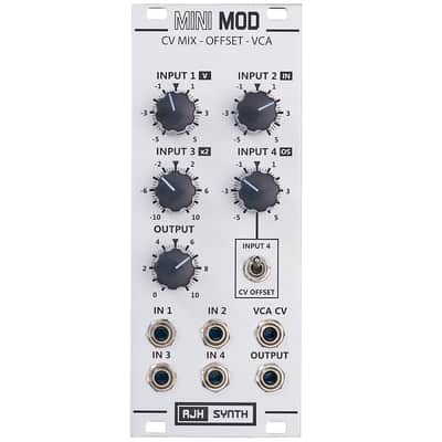 AJH Synth CV Mixer Offset VCA Eurorack Module (Silver) image 3
