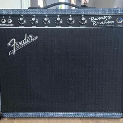 Fender '65 Princeton Reverb Reissue "Chilewich Denim" FSR Limited Edition 12-Watt 1x12" Guitar Combo 2020 - Chilewich Denim image 3