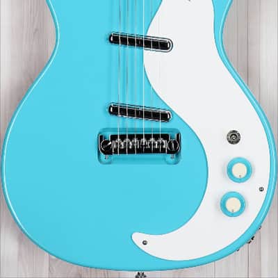 Danelectro'59M- Nos+ Double Cutaway Baby Come Back Blue New, D59M-PLUS-BCB image 8