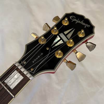 Vintage 2002 Epiphone (Gibson) Les Paul Custom Plus - Heritage Cherry Sunburst - Flame Top - Made in Korea (MIK) - Free Pro Setup image 17