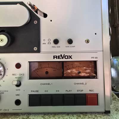 ReVox PR99 MKII 2-Track 7.5/15 IPS Superb Restoration Recapped Documented Tested image 11