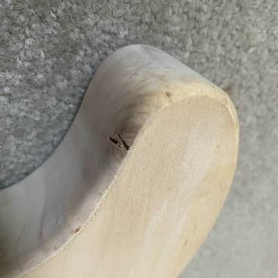 Telecaster Tele Style Basswood Guitar Body, Natural Wood, DIY Blank image 10