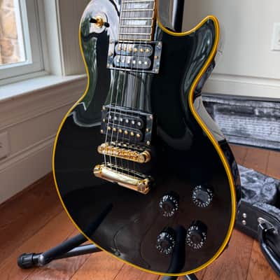 2014 Epiphone Les Paul Custom Classic - Ebony Black image 2