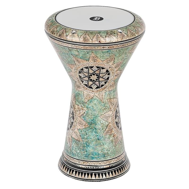 MEINL AEED4 9 Zoll Doumbek white pearl mosaik queen image 1