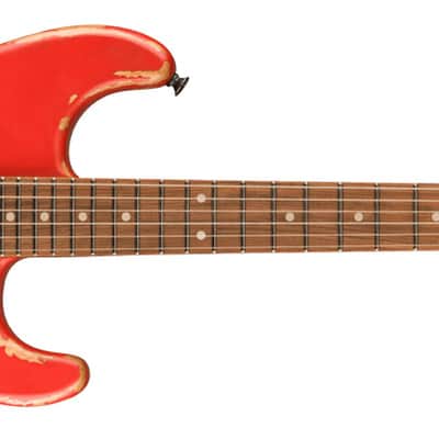 SPECIAL ORDER! Charvel Pro-Mod Relic San Dimas Style 1 HH FR PF guitar Weathered Orange image 3