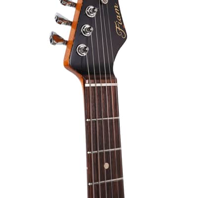 Fiam Guitars Mirari F5 2023 - Aztec Gold over Silver. By past Ronin Guitars luthier Izzy Lugo. NEW (Authorized Dealer) image 12