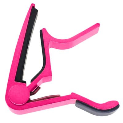 5 Core 6-String Guitar Capo Pink 2 Pack Guitar Accessory for Acoustic, Bass & Electric Guitars image 4