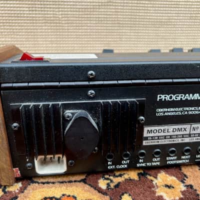Vintage 1980s Oberheim DMX Digital Drum Machine w/ Manual & Cards *One Owner* image 16
