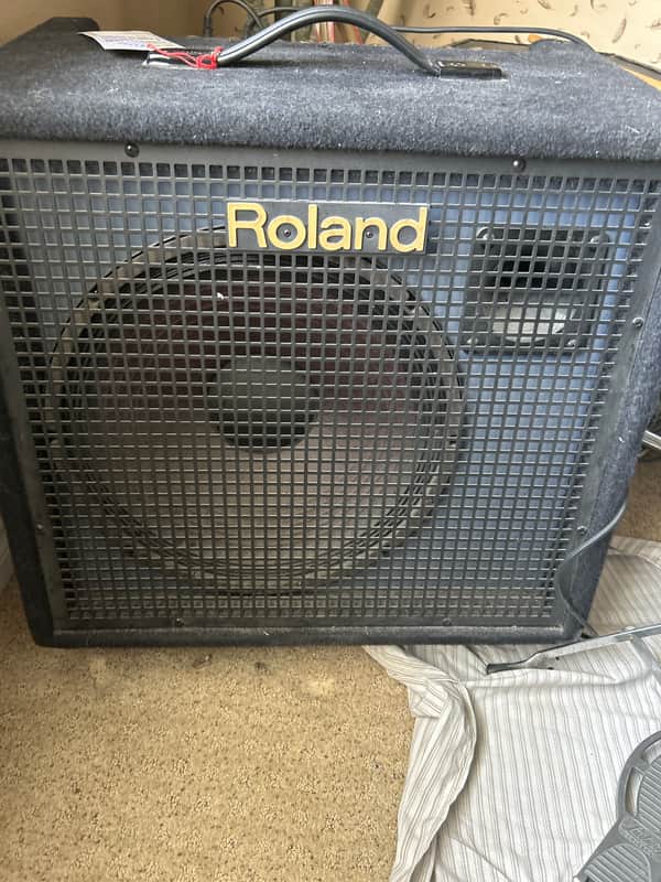 Roland KC-500 4-Channel 150-Watt 1x15" Keyboard Combo 1995 - 2000 - Black image 1