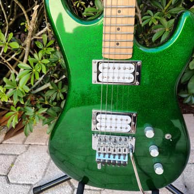 Kramer Limited Edition Pacer Electric Green Sparkle Guitar 2016 image 7