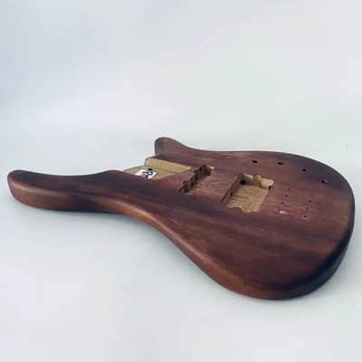 Mahogany Wood DIY Project 4 String Bass Body image 2