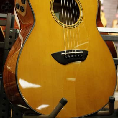 Yamaha CSF-TA TransAcoustic Parlor - Vintage Natural image 2