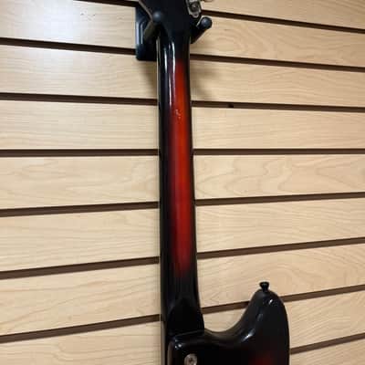 Harmony H17 Silhouette / Bobkat 1965 - Cherry Red Sunburst image 14