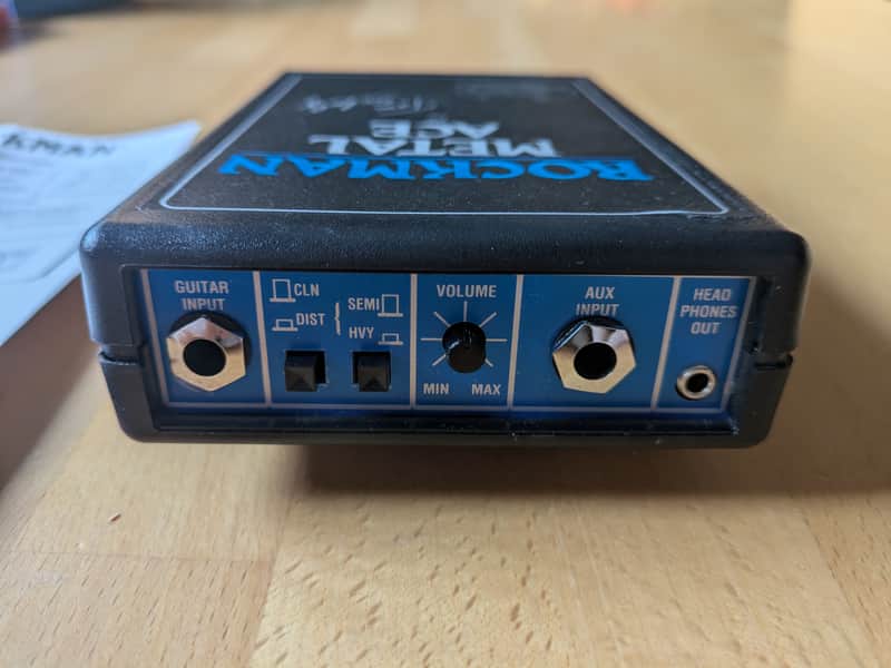 Dunlop Rockman Metal Ace Pocket Amplifier 1995 - Present - Blue image 1
