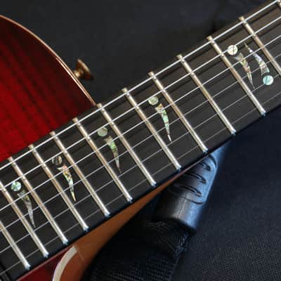 Carvin SH-550 Semi-Hollow Electric Guitar Redburst Flame + GB image 8