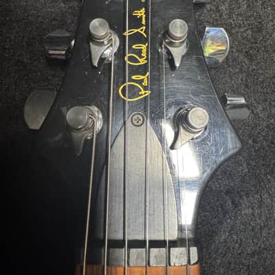 1991 PRS Paul Reed Smith Custom 24, Flame Maple 10-top, Mahogany back and neck, Brazilian Rosewood Fretboard with Bird Inlays, PRS Tremolo Bridge, Finished in Grey Black, with Nickel Hardware image 2