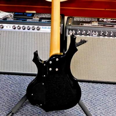 2012 ESP LTD F-104 Electric Bass! Humbuckers! 24 Frets! Gloss Black! VERY NICE!!! image 4