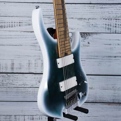 Legator Ghost G8FOD 8 String Multiscale Electric Guitar | Arctic Blue (IN STOCK) image 4