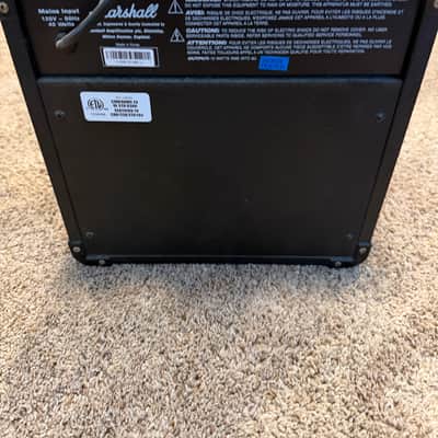 Marshall MG MG10CD 2-Channel 10-Watt 1x6.5" Solid State Guitar Combo 2004 - 2008 - Black image 3