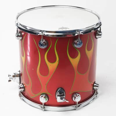DW Collectors Series 3-Piece Flame Drum Kit (Kick, Snare, Floor Tom) Owned by Brian Setzer image 15