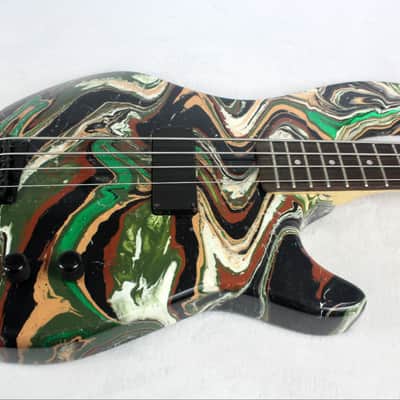 Custom Swirl Painted Dean Edge 09 Bass Guitar image 13