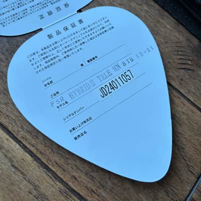 Mint 2024 Fender MIJ FSR Hybrid II Telecaster with Maple Fretboard Transparent Blonde image 15