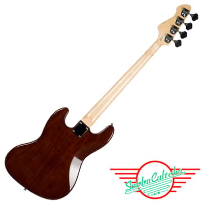 Revelation RBN Dark Sunburst 4 String Bass guitar image 3