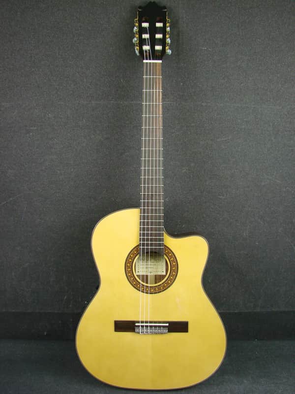 Salvador Ibanez GA5TCE-14-01 Thinline Classical Acoustic/Electric Guitar image 1