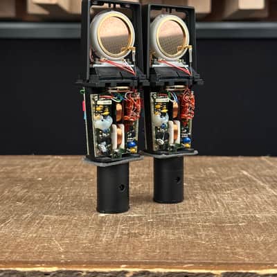 Vintage AKG C414 B ULS Large Condenser Microphones Stereo Pair image 11