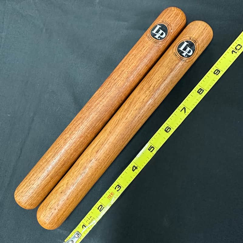 Latin Percussion LP262R Exotic Wood Traditional Clave, Pair - MINT image 1
