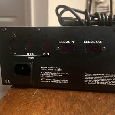 Sabine PowerQ ADF-4000 Series total sound control, multiple sound shaping effects with IEC power cable and rack mount bolts/washers image 7