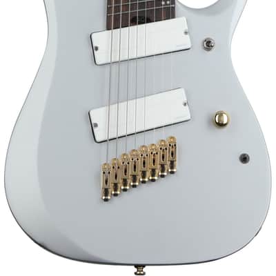 Ibanez Axe Design Lab RGDMS8 Multi-scale 8-string Electric Guitar - Classic Silver Matte image 1