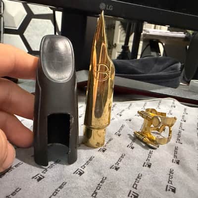 JodyJazz DV 7* Tenor Sax Mouthpiece 2005-Present - Gold Plated image 3