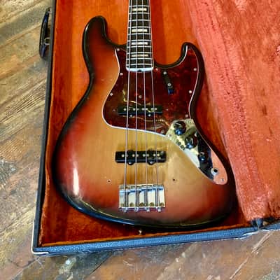 Fender Jazz Bass c 1968 Sunburst original vintage USA image 5
