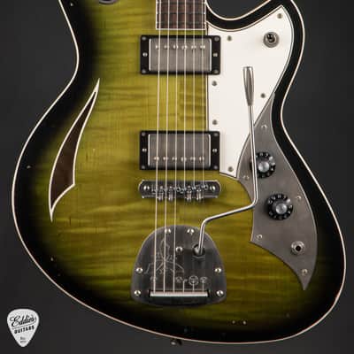 Novo Maple Top Miris JHH Dealer LTD - Cat's Eye Burst w/ Amber Back & Sides #261153 image 2
