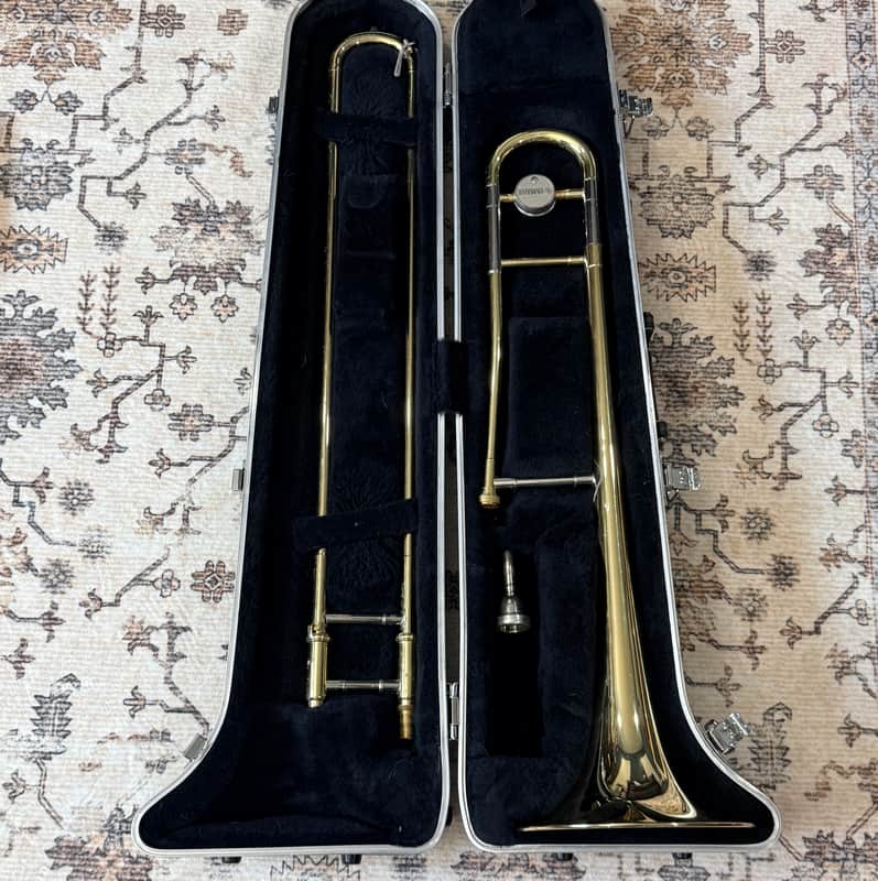 Yamaha YSL-354 Standard Trombone 2010s - Lacquered Brass image 1