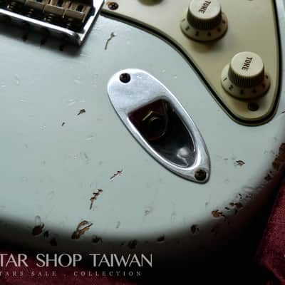 Fender Custom Shop John Cruz 1959 Hardtail Stratocaster Heavy Relic-Sonic Blue image 11